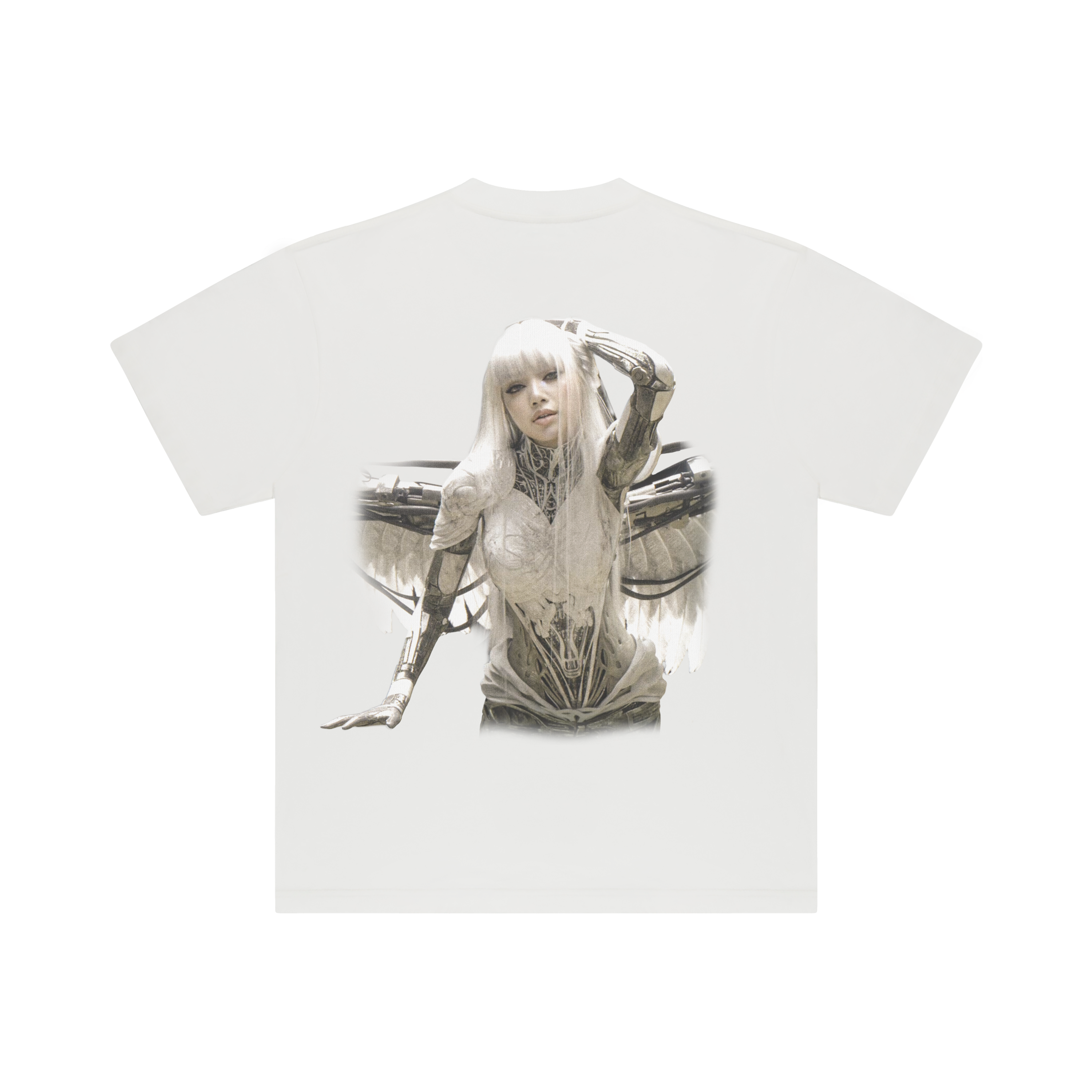 ANYMA X LISA BAD ANGEL PORTRAIT TEE (WHITE) – Anyma | Official Store