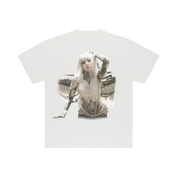 ANYMA X LISA BAD ANGEL PORTRAIT TEE (WHITE) – Anyma | Official Store